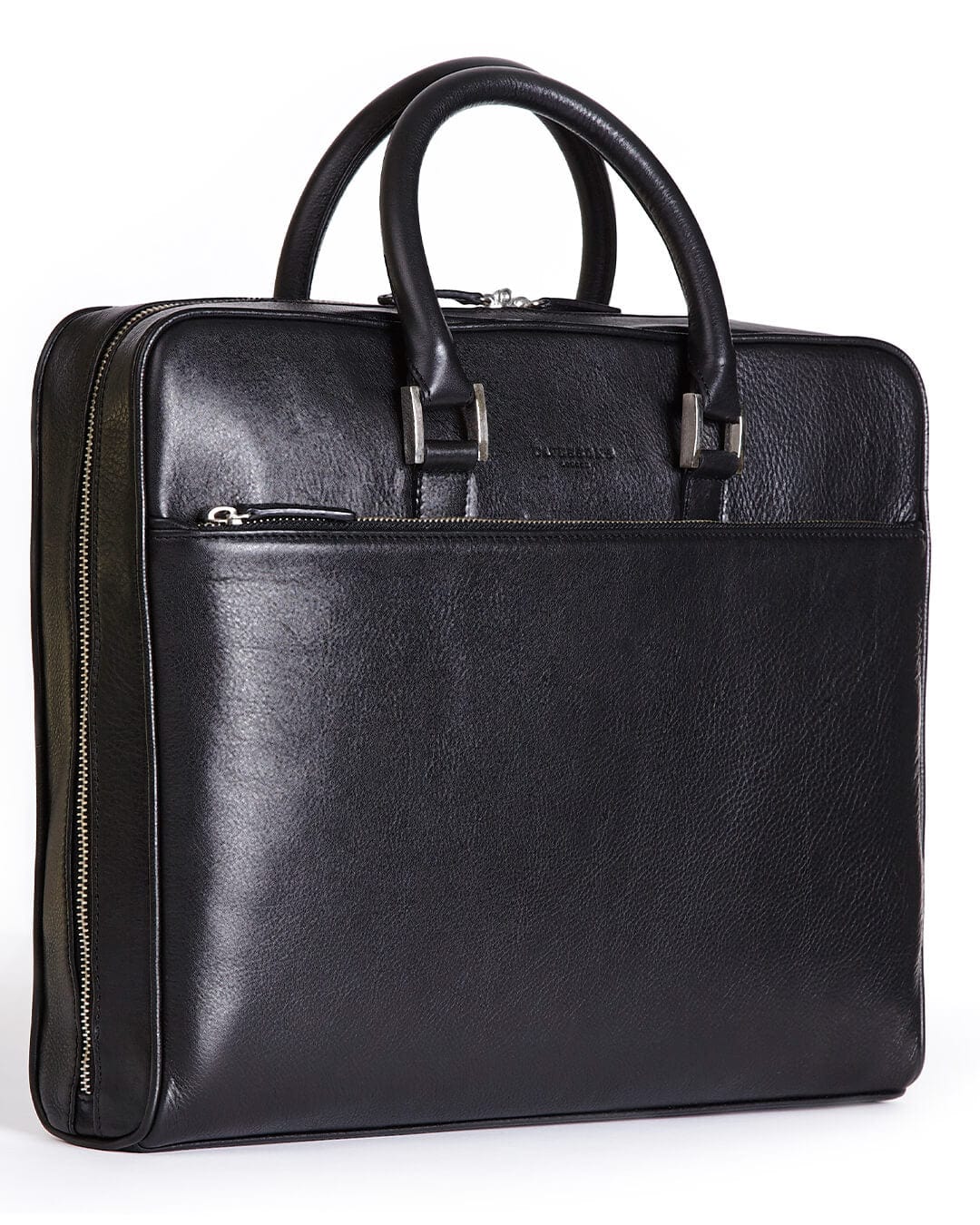 Cavesson&#39;s Bags Cavesson&#39;s Black And Red Calf Briefcase