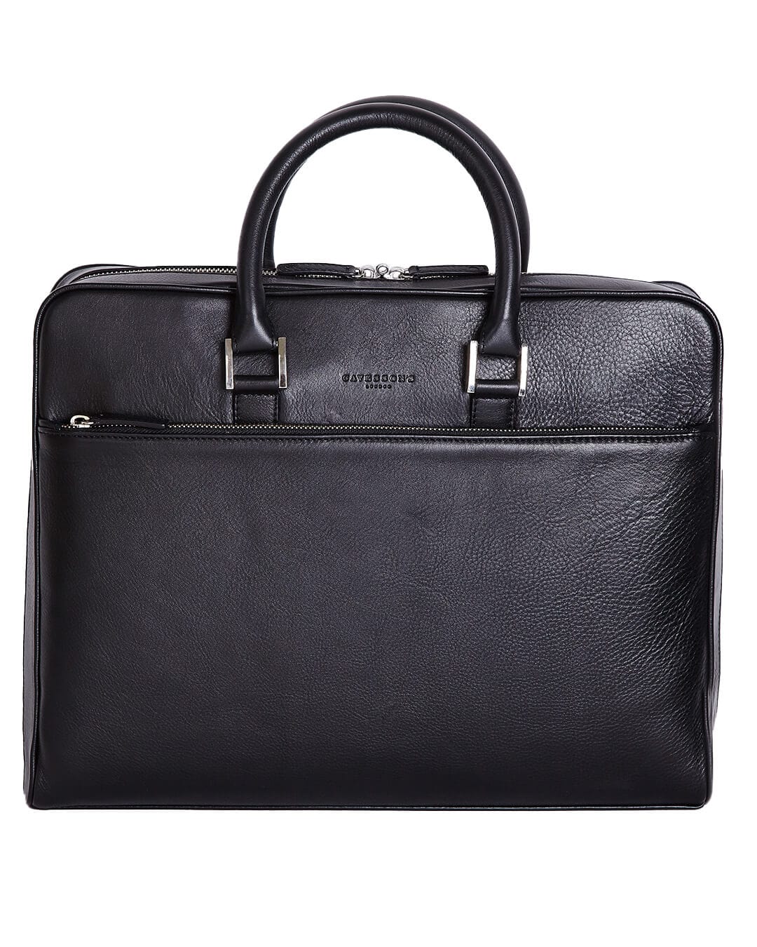Cavesson's Bags Cavesson's Black And Red Calf Briefcase