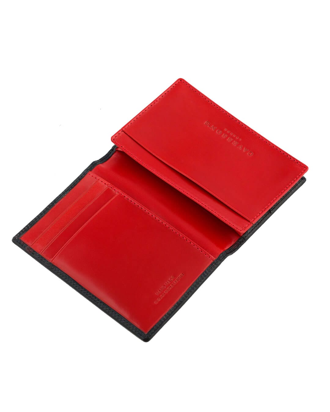 Cavesson&#39;s Wallets Cavesson&#39;s Black And Red Card Wallet