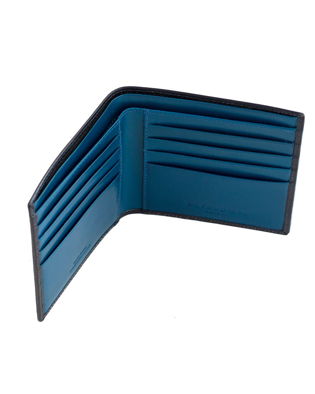Cavesson&#39;s Wallets Cavesson&#39;s Blue And Peacock Note Wallet
