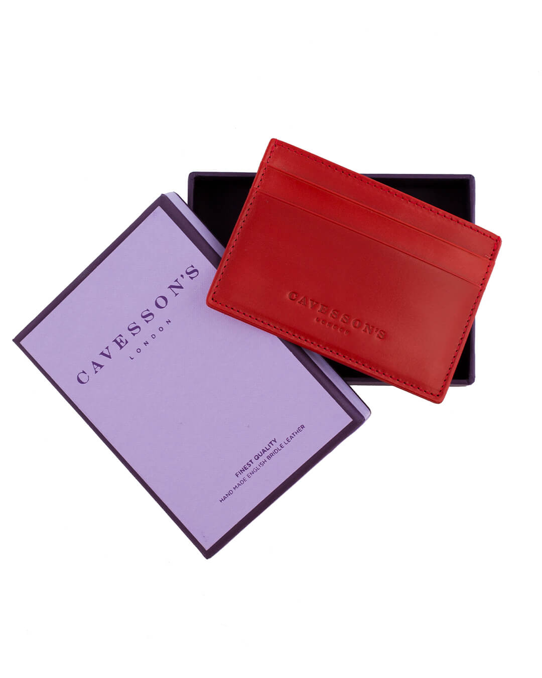 Cavesson's Wallets Cavesson's Red Card Case