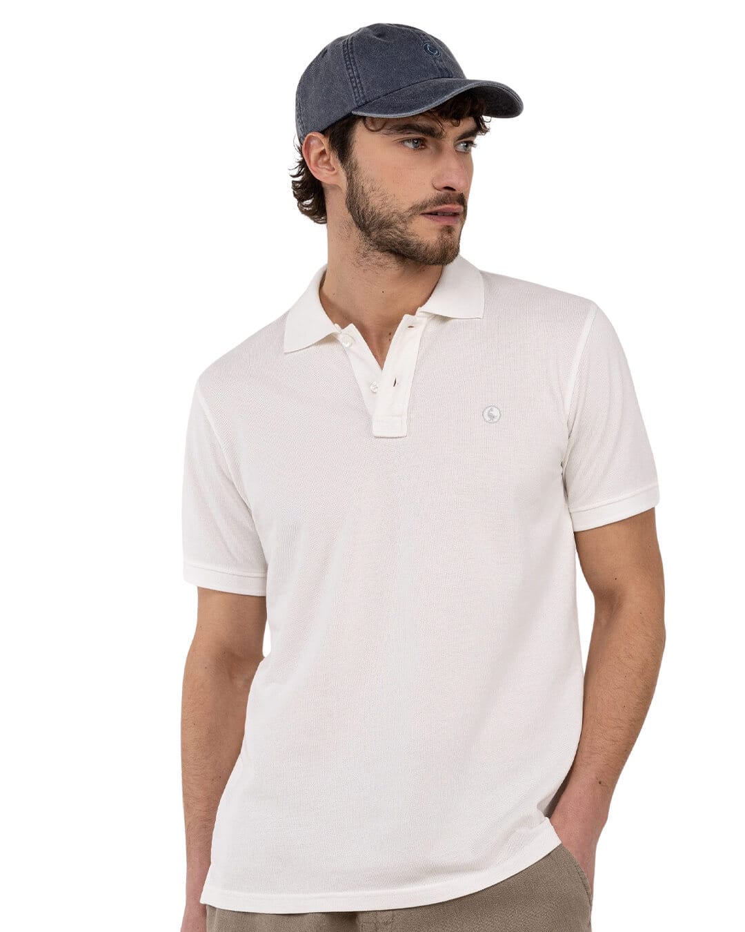 El Ganso Polo Shirts El Ganso White Polo Pique