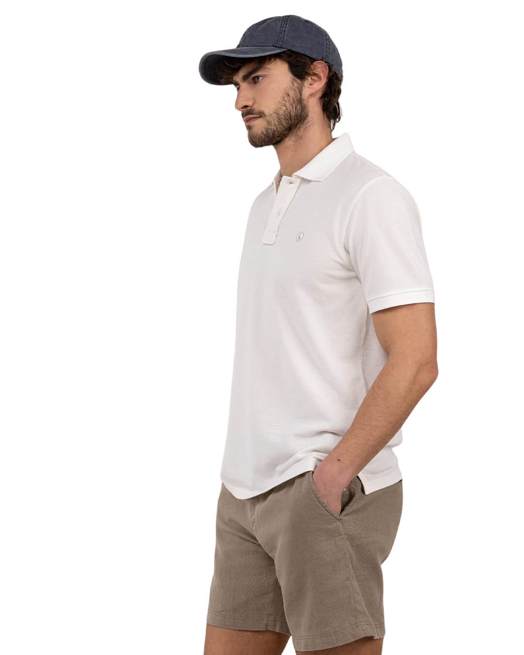 El Ganso Polo Shirts El Ganso White Polo Pique
