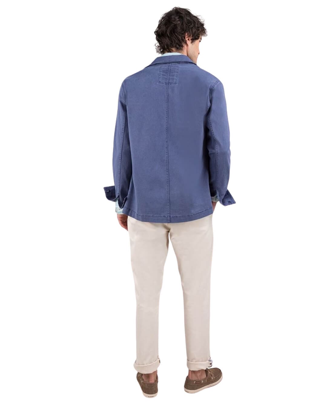 El Ganso Shirts COTTON OVERSHIRT GARMENT DYED NAVY