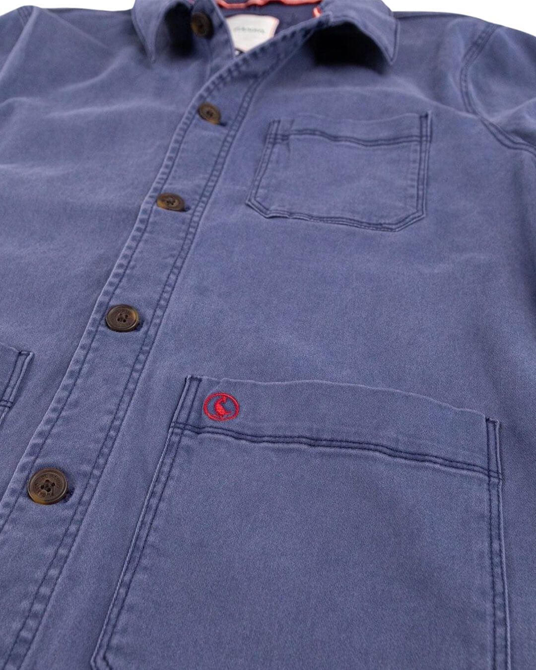 El Ganso Shirts COTTON OVERSHIRT GARMENT DYED NAVY