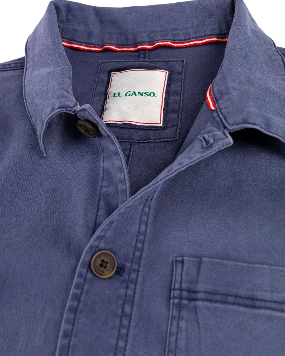 El Ganso Shirts COTTON OVERSHIRT GARMENT DYED NAVY