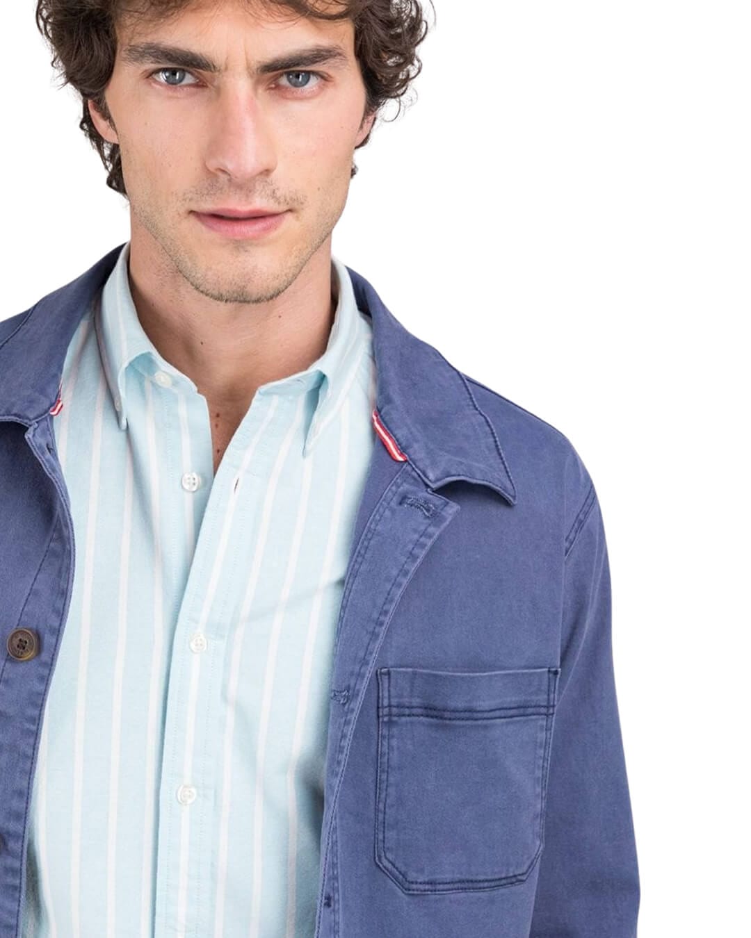 El Ganso Shirts COTTON OVERSHIRT GARMENT DYED NAVY