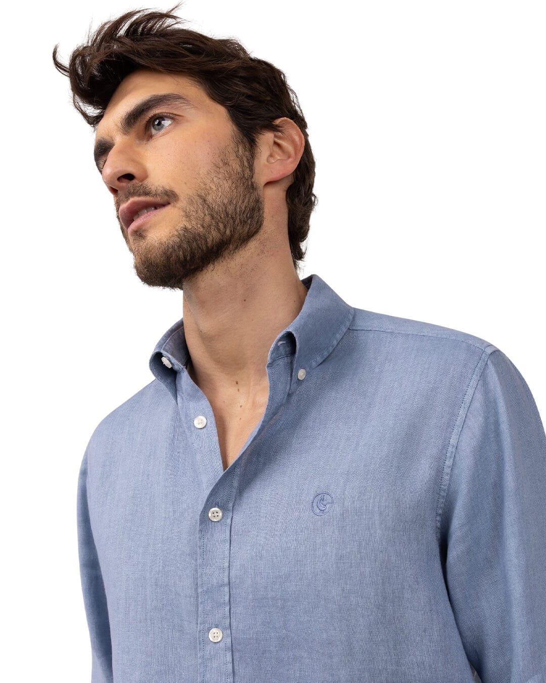 El Ganso Shirts El Ganso Blue Linen Short