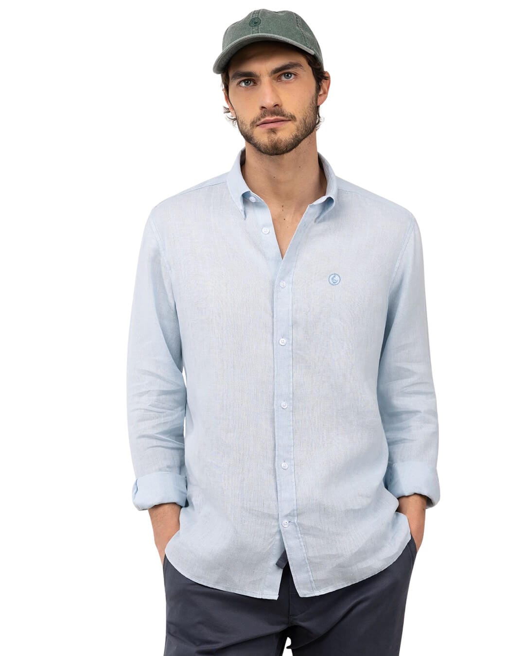 El Ganso Shirts El Ganso Celeste Linen Shirt