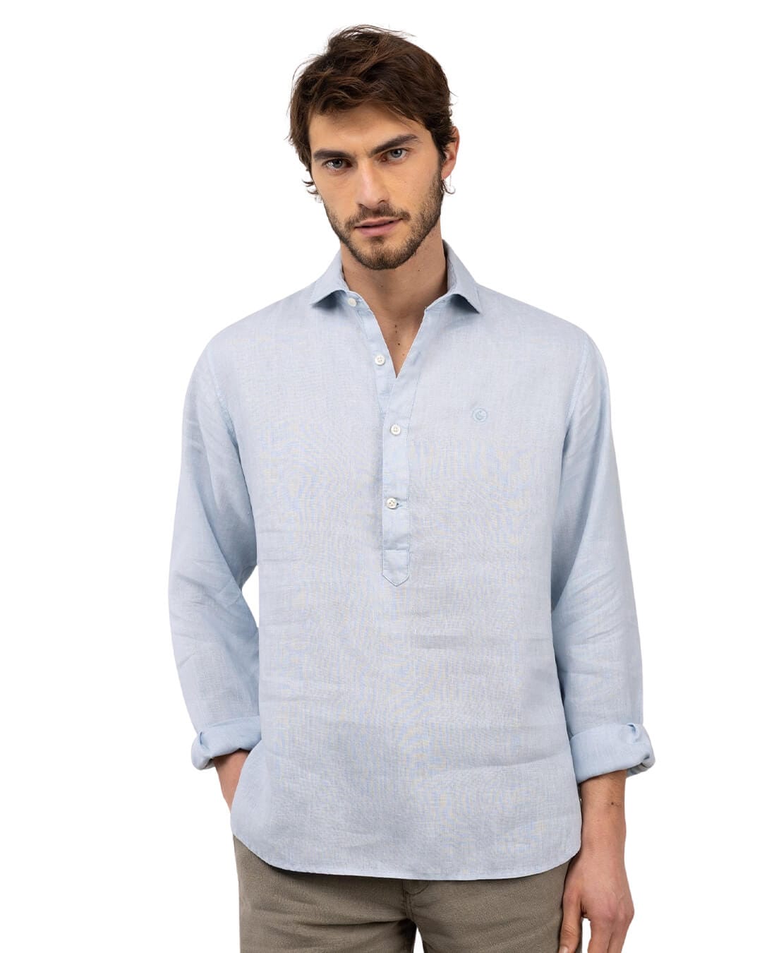 El Ganso Shirts El Ganso Celeste Linen Shirt