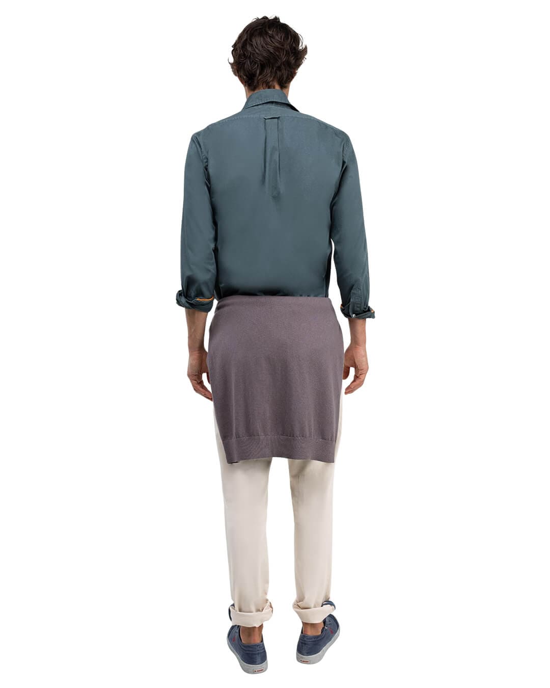 El Ganso Shirts El Ganso COTTON SHIRT GARMENT DYED GREEN