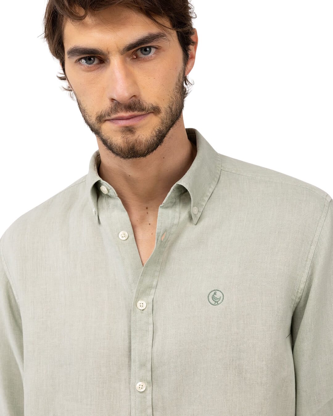El Ganso Shirts El Ganso Green Linen Shirt