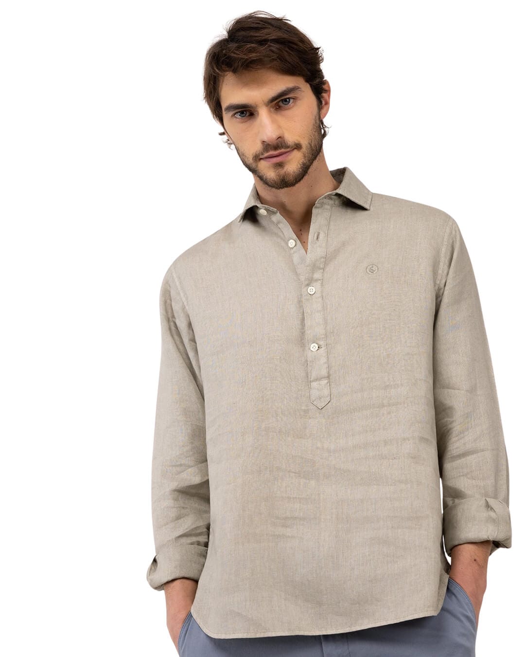 El Ganso Shirts El Ganso Kaki Linen Shirt