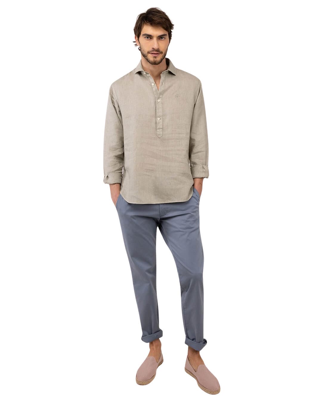 El Ganso Shirts El Ganso Kaki Linen Shirt