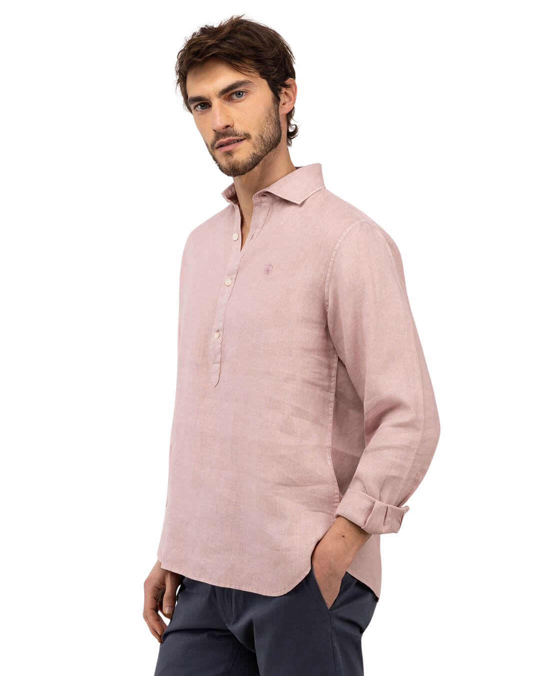 El Ganso Shirts El Ganso Pink  Linen Shirt
