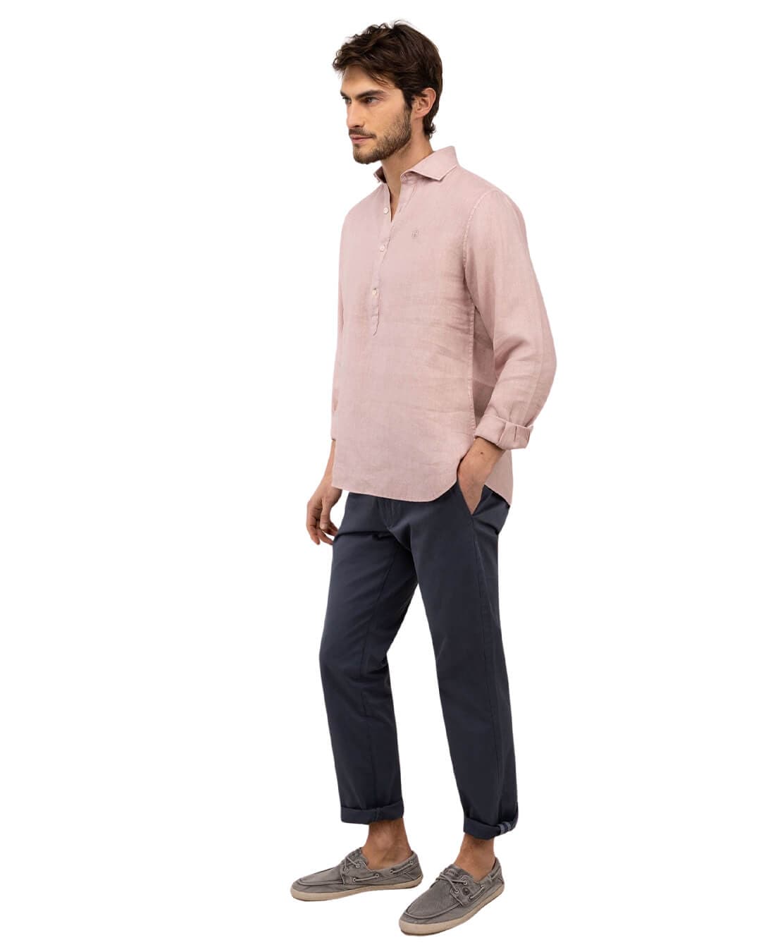 El Ganso Shirts El Ganso Pink  Linen Shirt