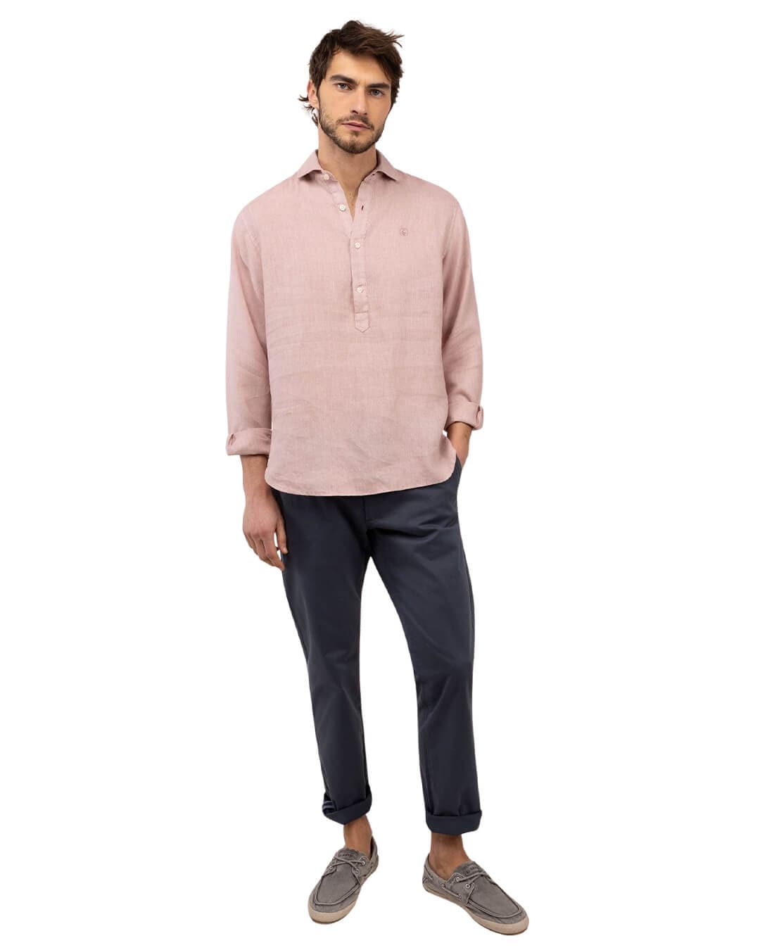 El Ganso Shirts El Ganso Pink  Linen Shirt