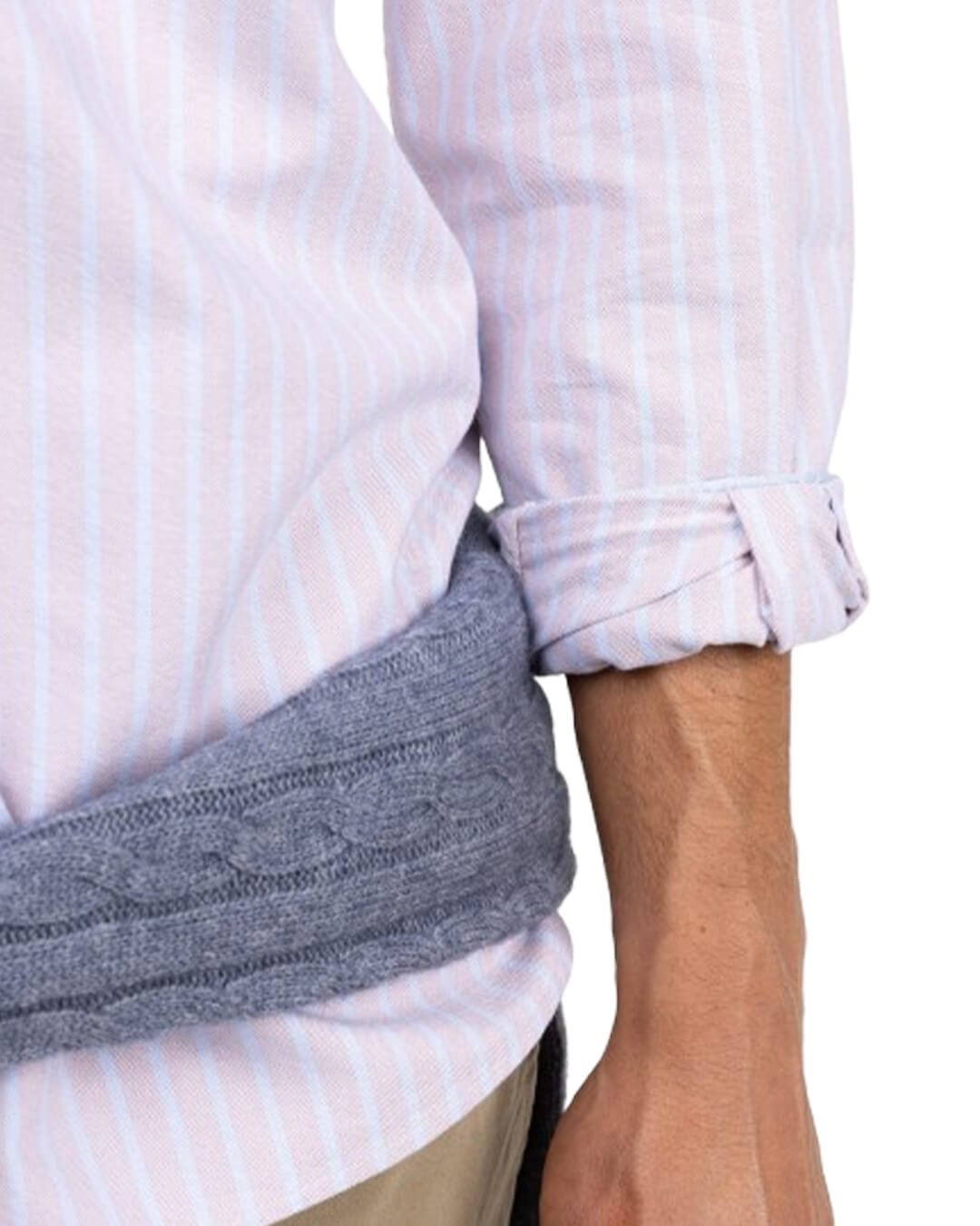 El Ganso Shirts El Ganso Pink Oxford Stripe Butcher