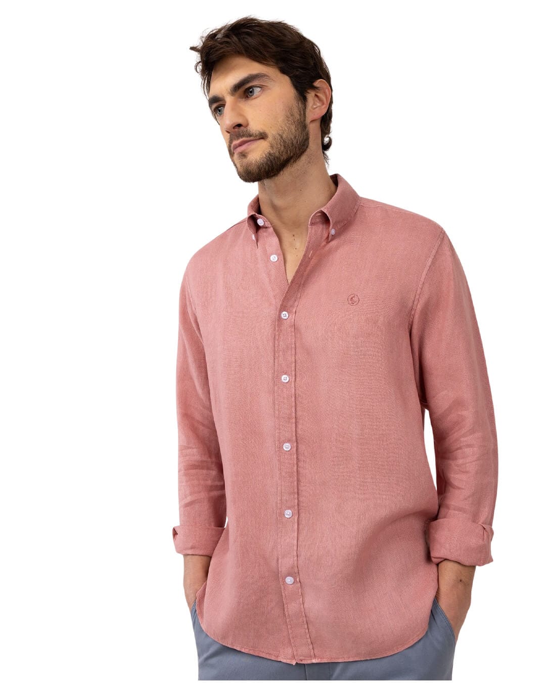 El Ganso Shirts El Ganso Red Linen Shirt