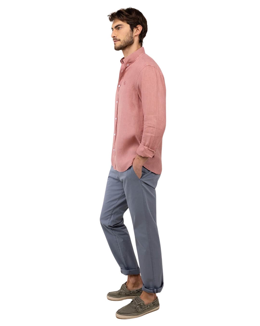 El Ganso Shirts El Ganso Red Linen Shirt