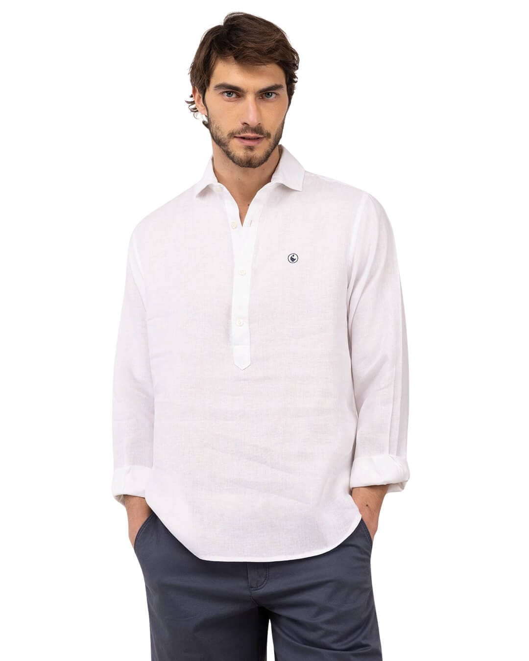 El Ganso Shirts El Ganso White Linen Shirt