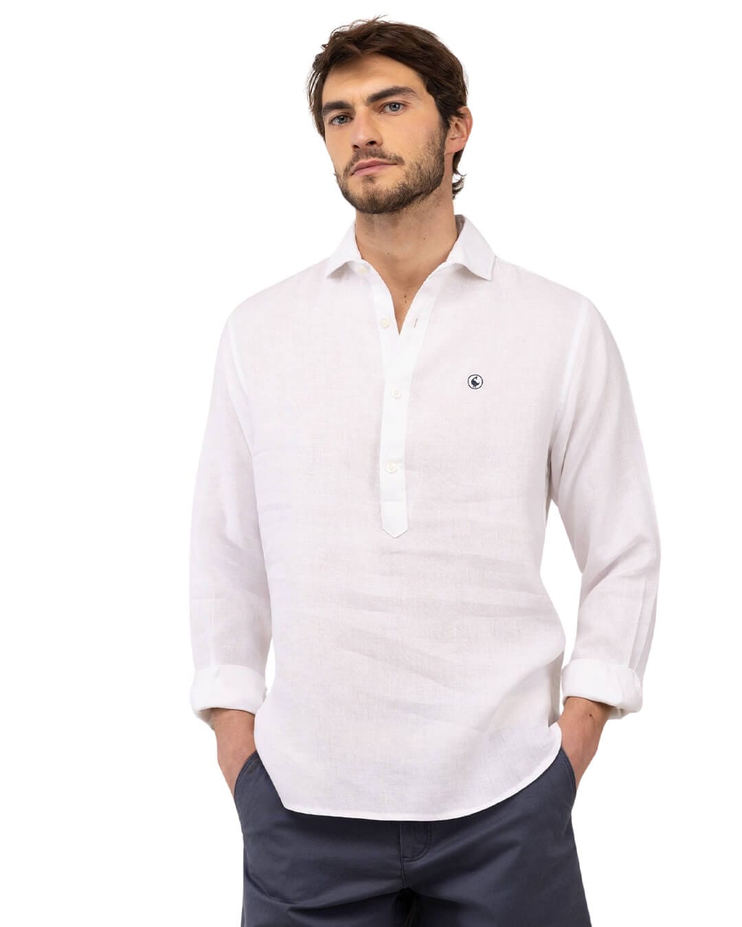 El Ganso Shirts El Ganso White Linen Shirt