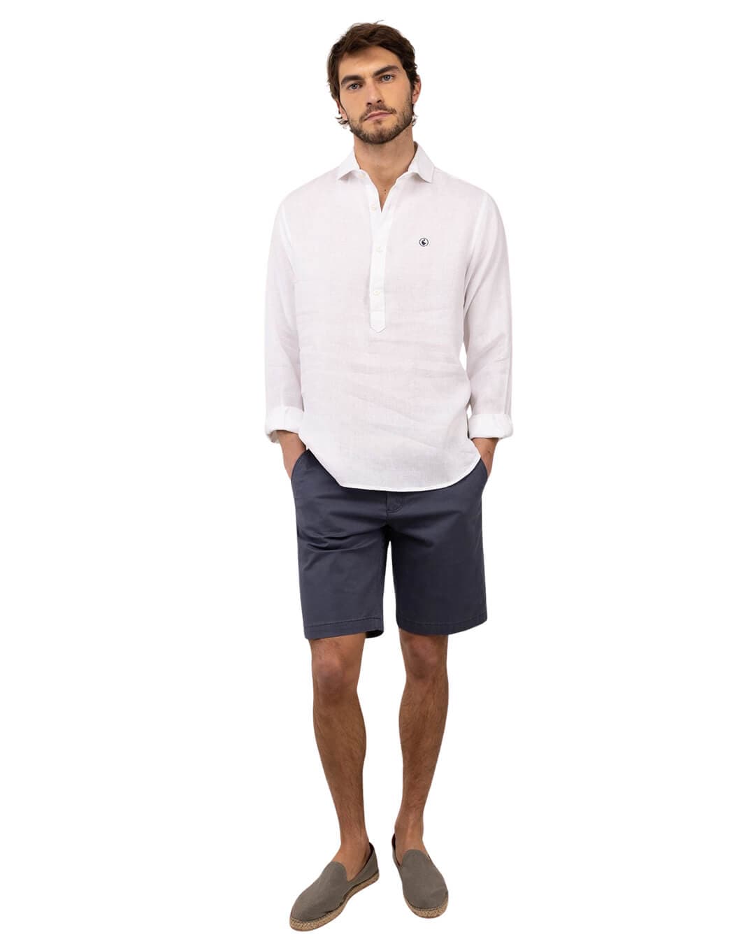 El Ganso Shirts El Ganso White Linen Shirt