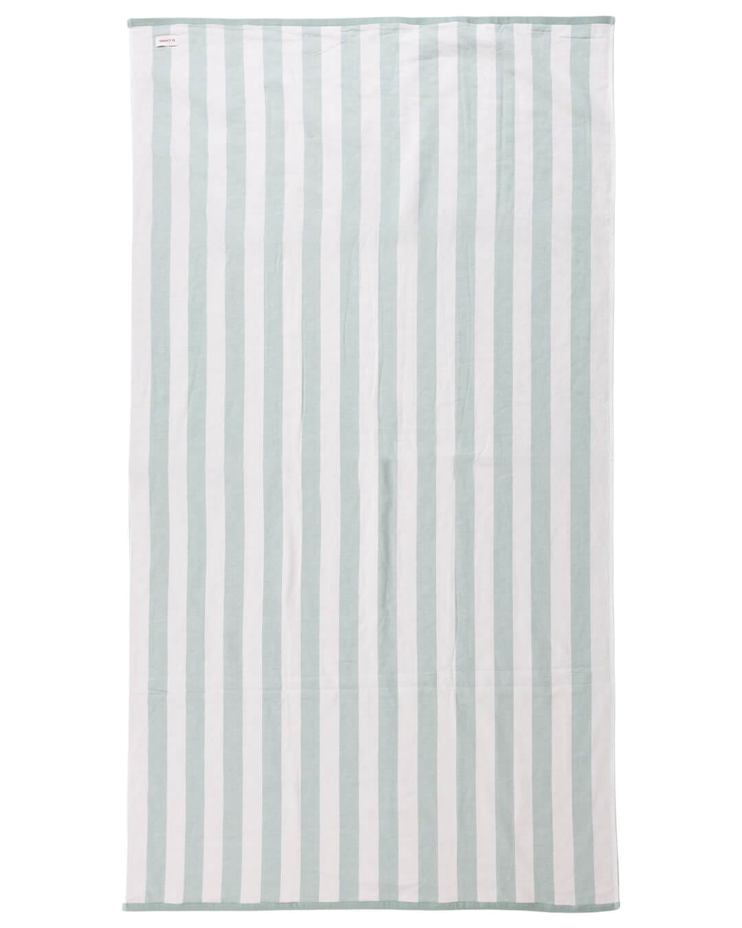 El Ganso Towels One Size El Ganso Green Stripes Towel