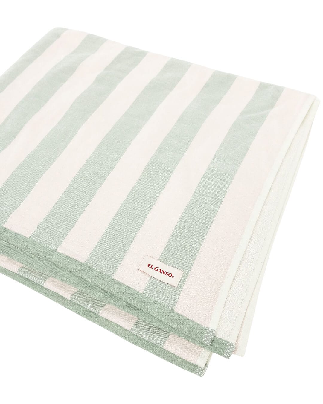 El Ganso Towels One Size El Ganso Green Stripes Towel
