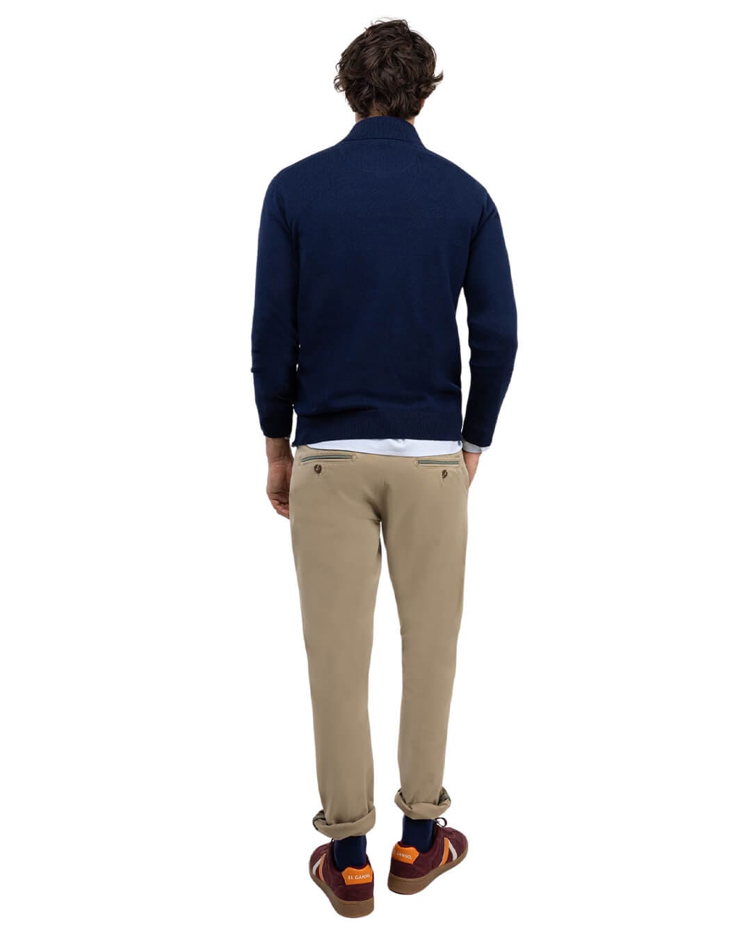 El Ganso Trousers El Ganso SLIM FIT CHINOS KHAKI