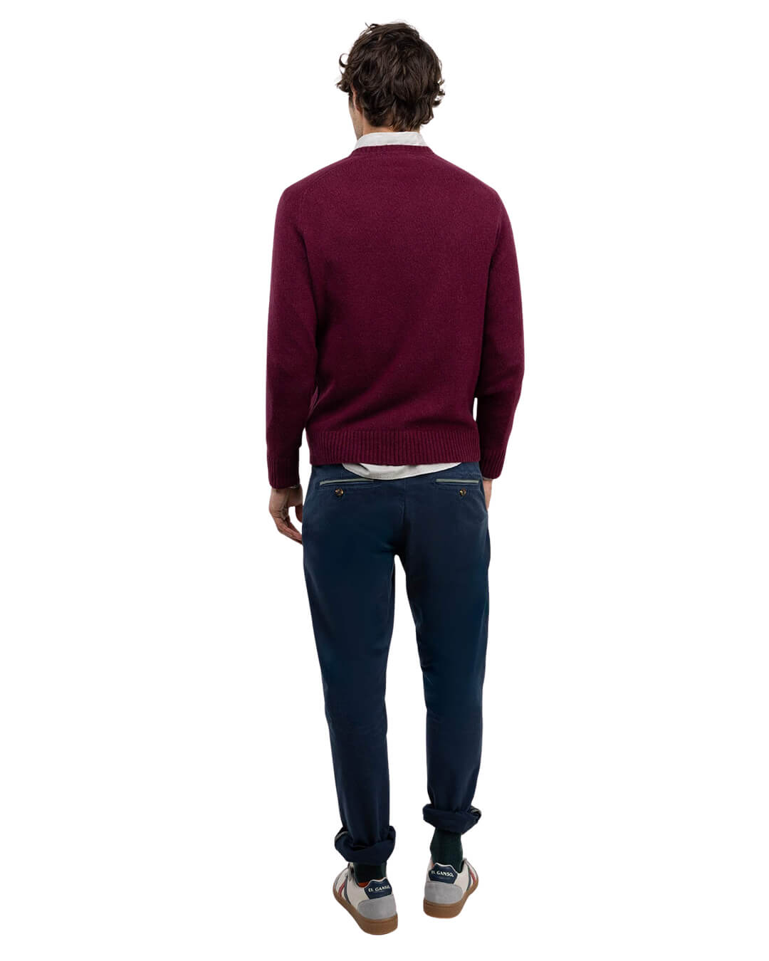 El Ganso Trousers El Ganso SLIM FIT CHINOS MARINE