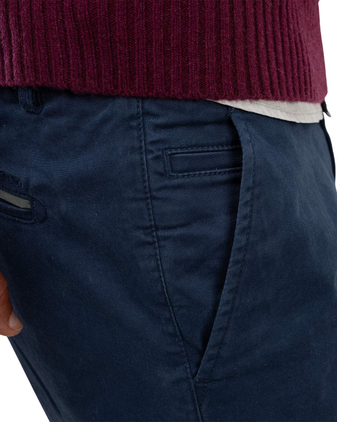 El Ganso Trousers El Ganso SLIM FIT CHINOS MARINE