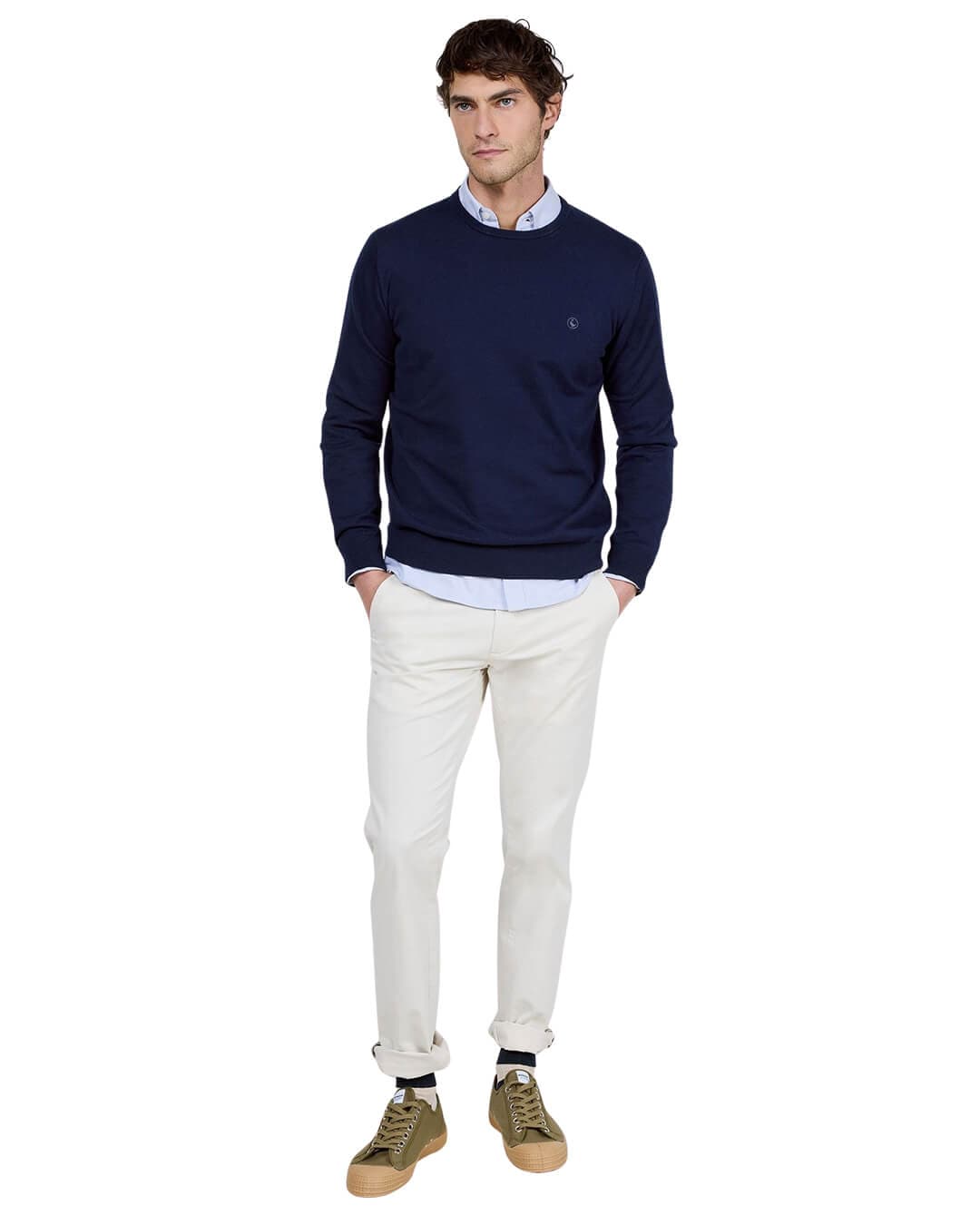 El Ganso Trousers El Ganso White Chino Pants