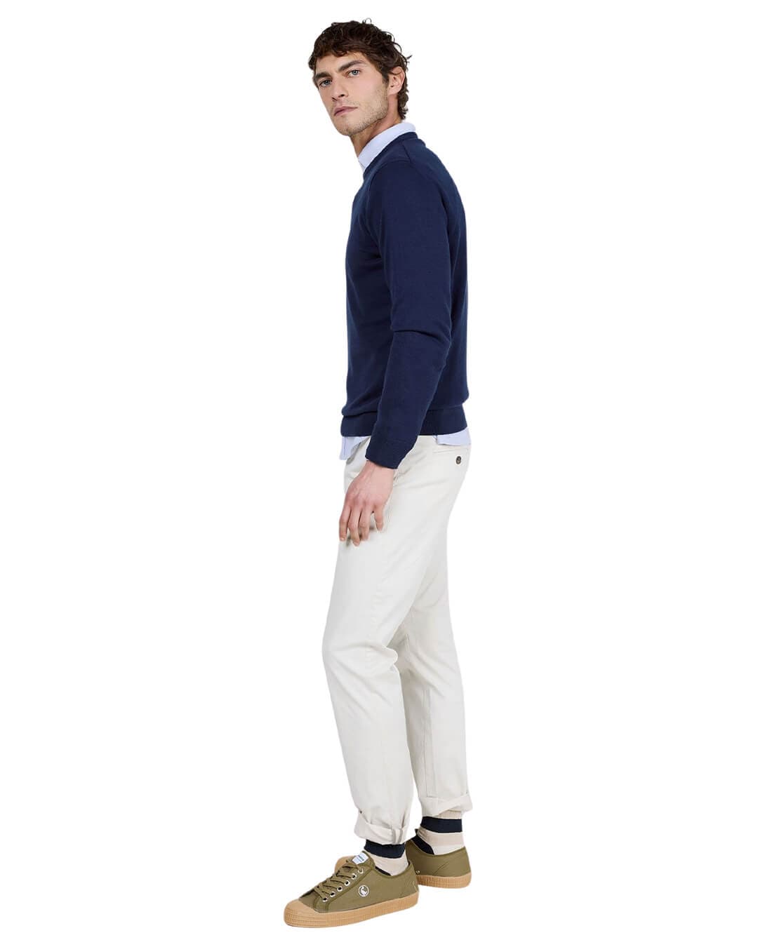 El Ganso Trousers El Ganso White Chino Pants