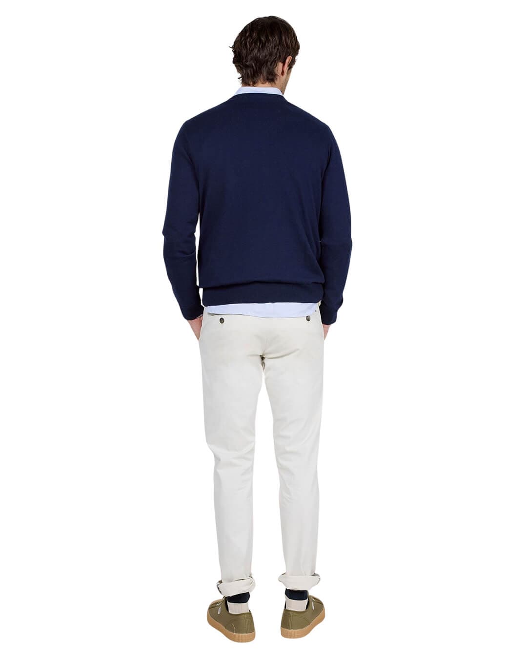 El Ganso Trousers El Ganso White Chino Pants