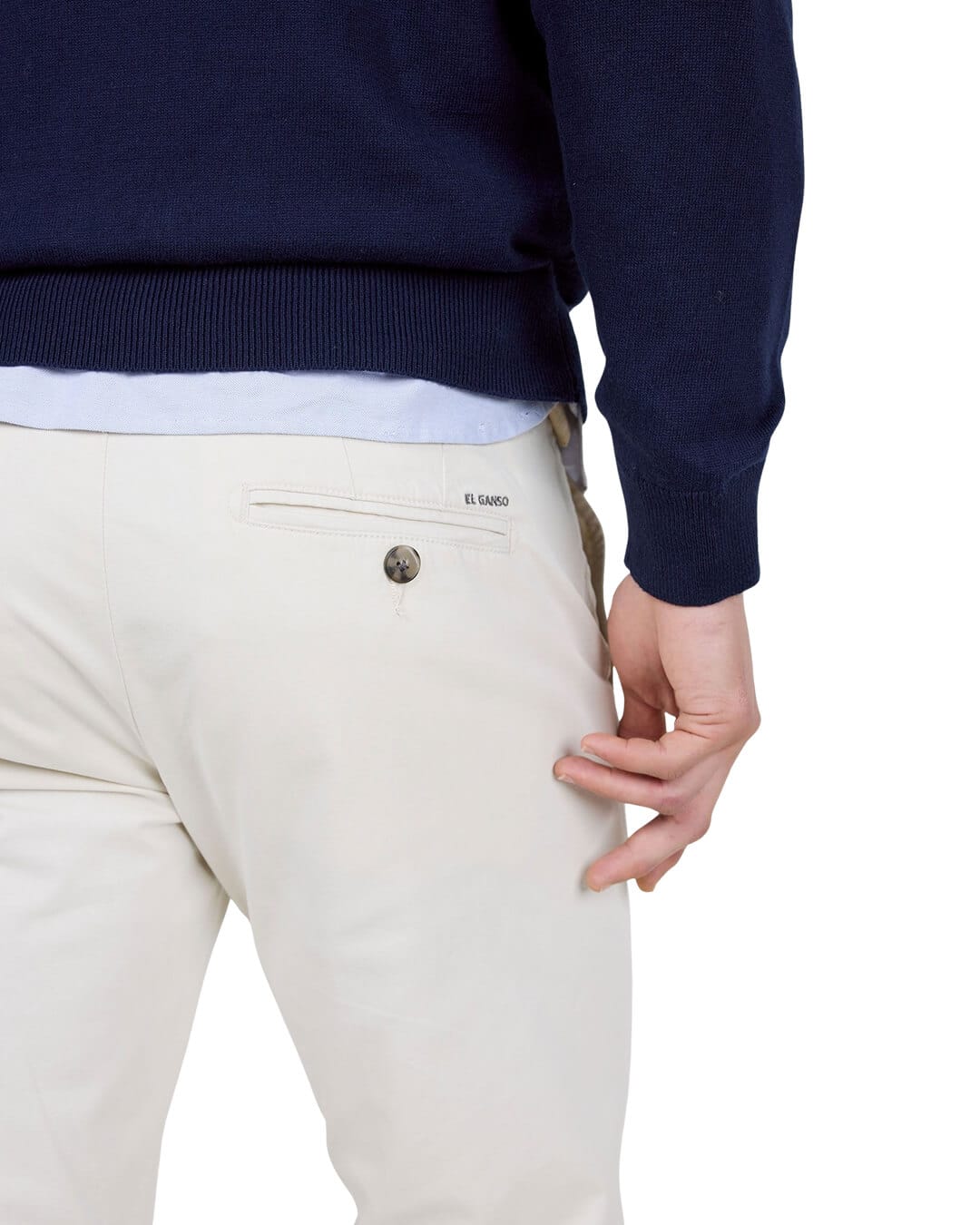 El Ganso Trousers El Ganso White Chino Pants