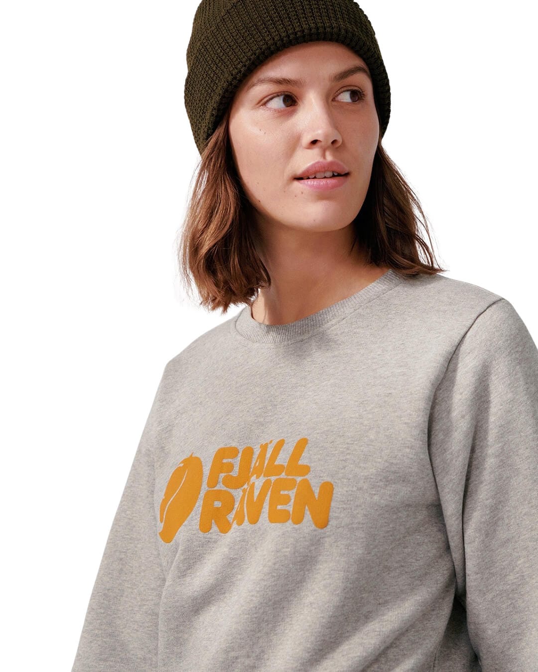 Fjallraven Jumpers Fjallraven Logo Dusty Pink Sweatshirt