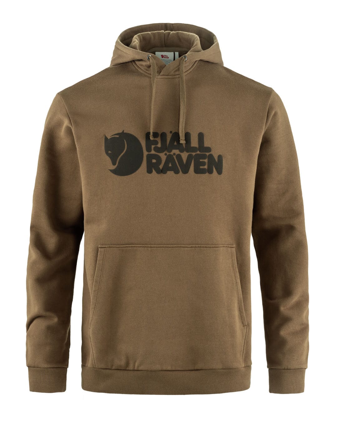 Fjallraven Jumpers FJALLRAVEN LOGO HOODIE M 265 WOOD BROWN
