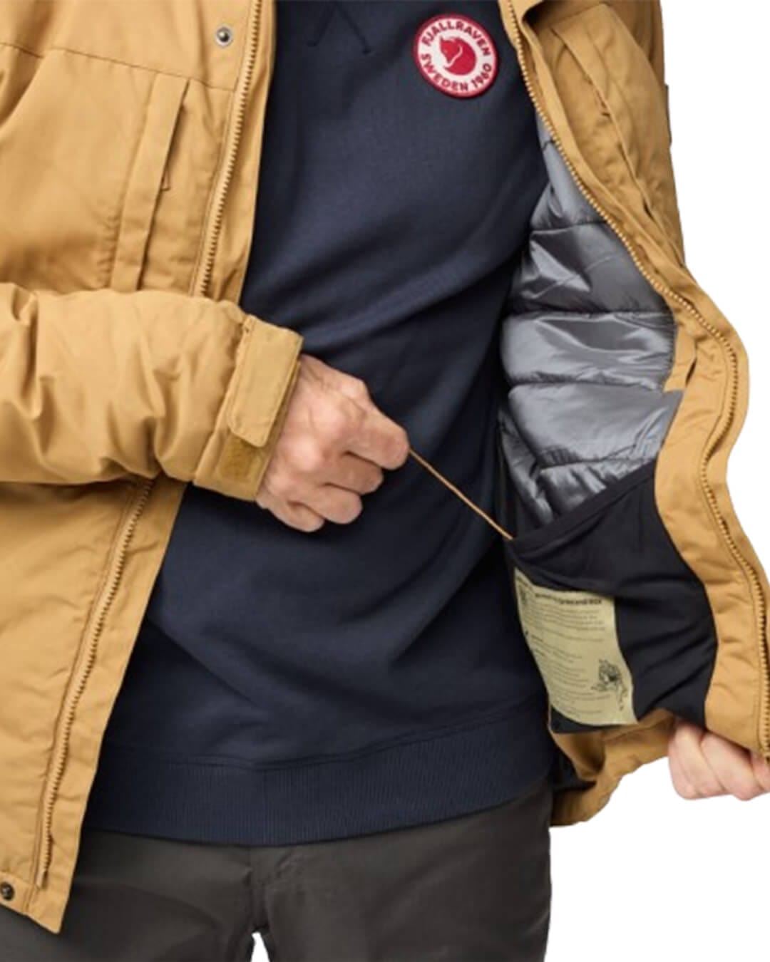 Fjallraven Outerwear SKOGSO PADDED JACKET M 232 BUCKWHEAT BROWN