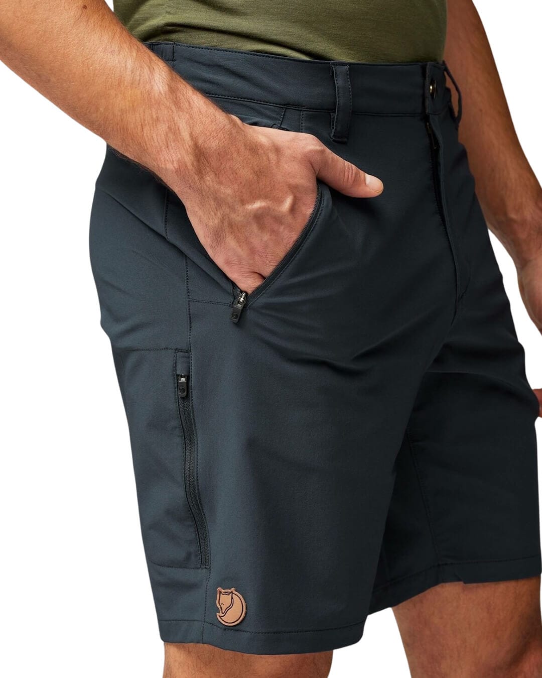 Fjallraven Shorts Fjallraven Abisko Brown Trail Stretch Shorts