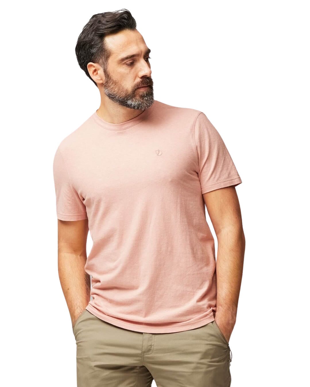 Fjallraven T-Shirts Fjallraven Pink Hemp Blend T-Shirt