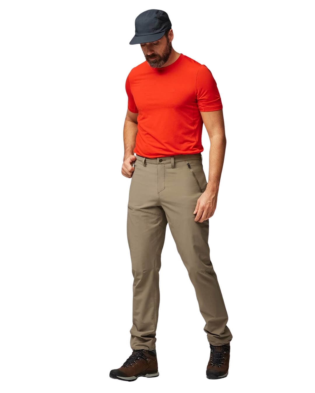 Fjallraven Trousers Fjallraven Brown Abisko Trail Stretch Trousers