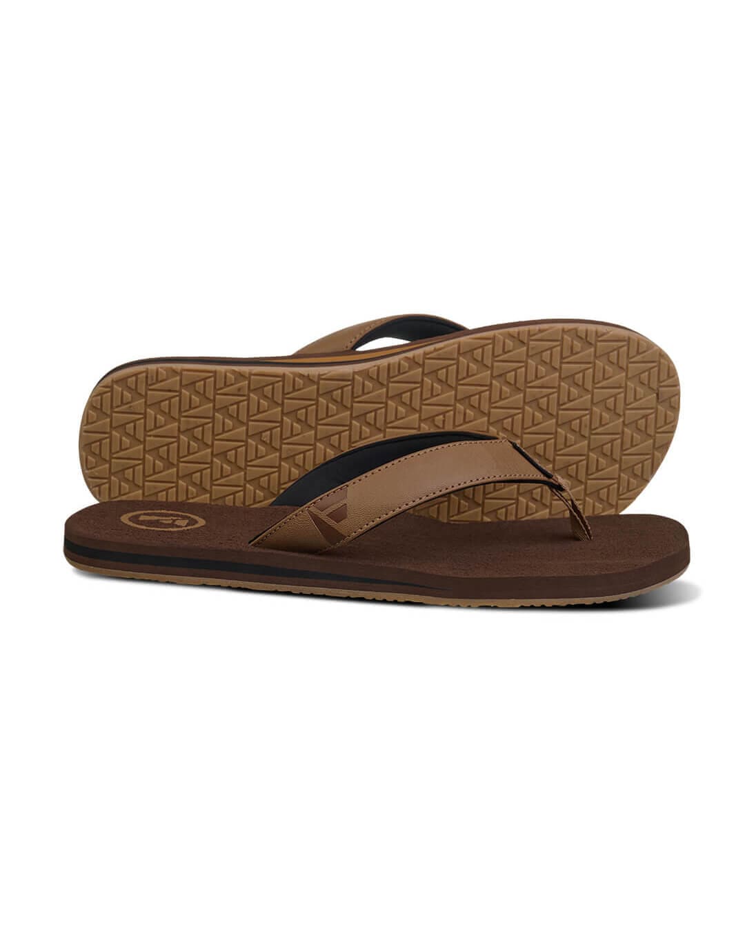 Foamlife Shoes Foamlife Earth Brown Seales Flip Flops