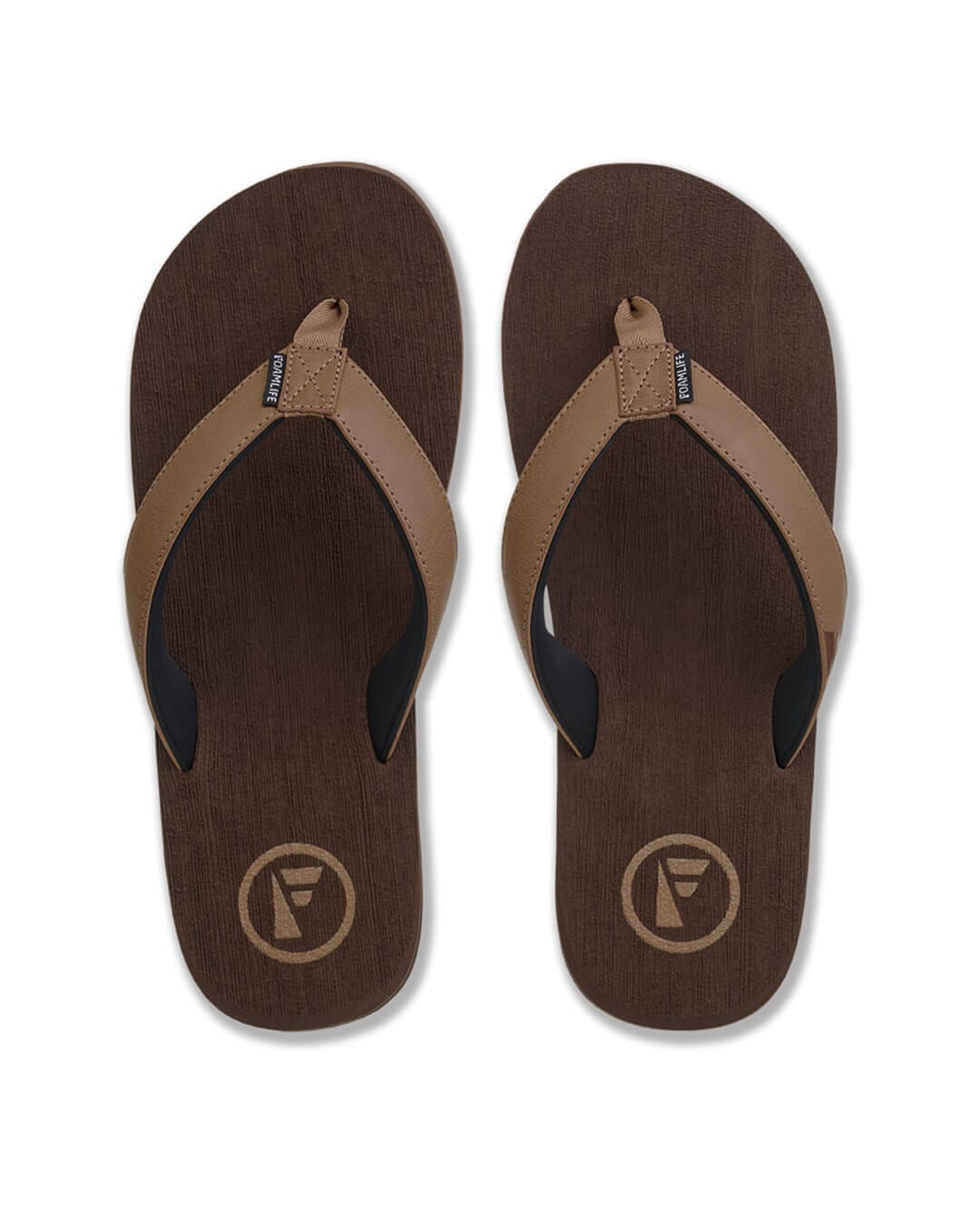 Foamlife Shoes Foamlife Earth Brown Seales Flip Flops