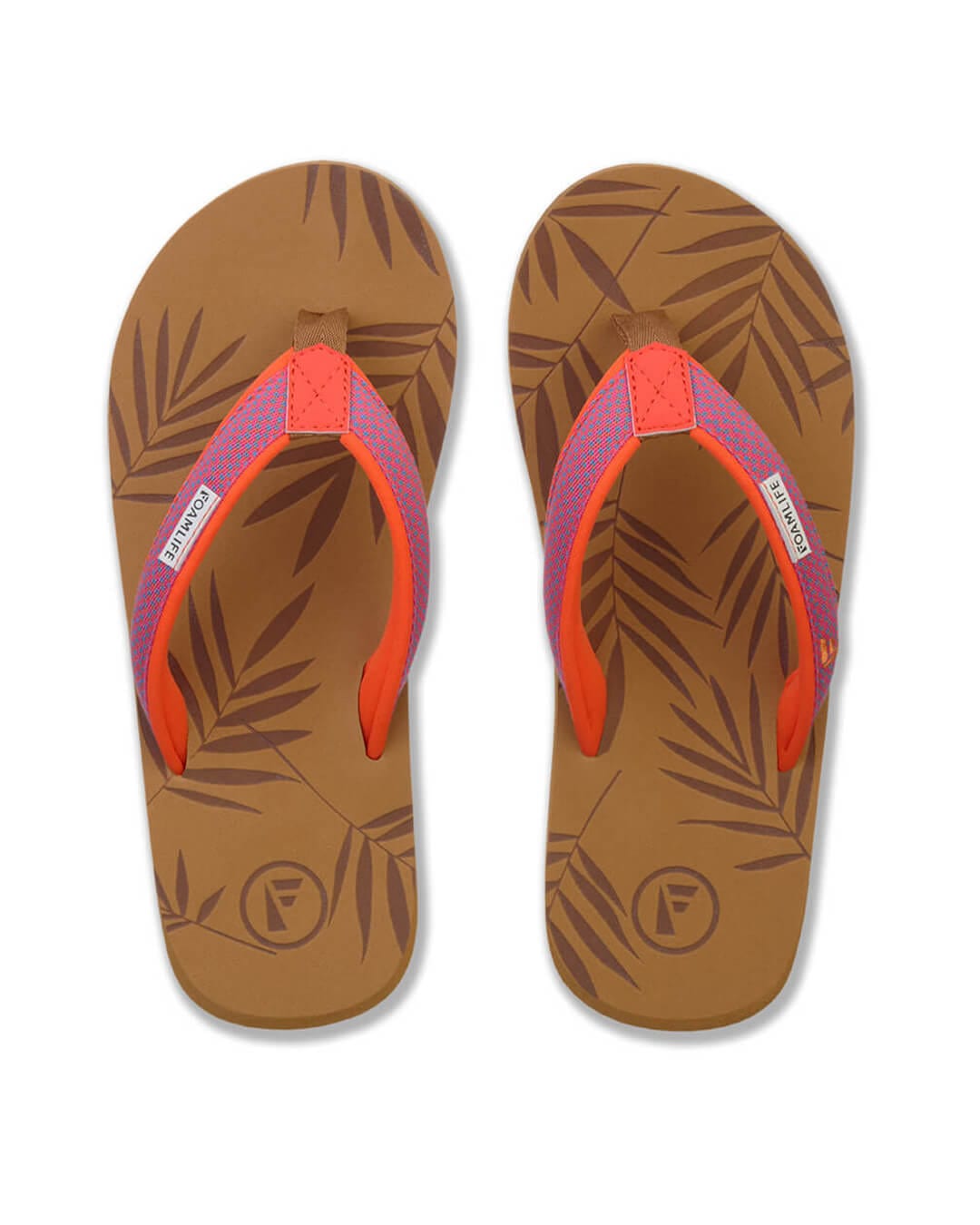 Foamlife Shoes Foamlife Latte Brown Harts Flip Flops