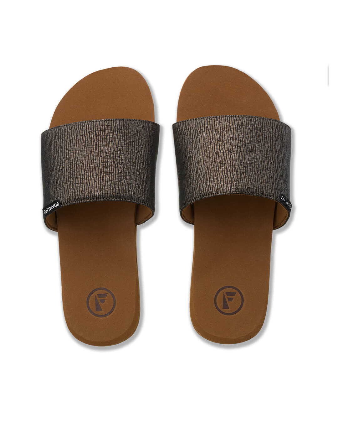 Foamlife Shoes Foamlife Seales Earth Brown Sliders