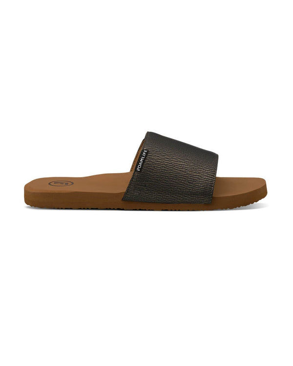 Foamlife Seales Earth Brown Sliders | Bortex - Bortex Fine Tailoring