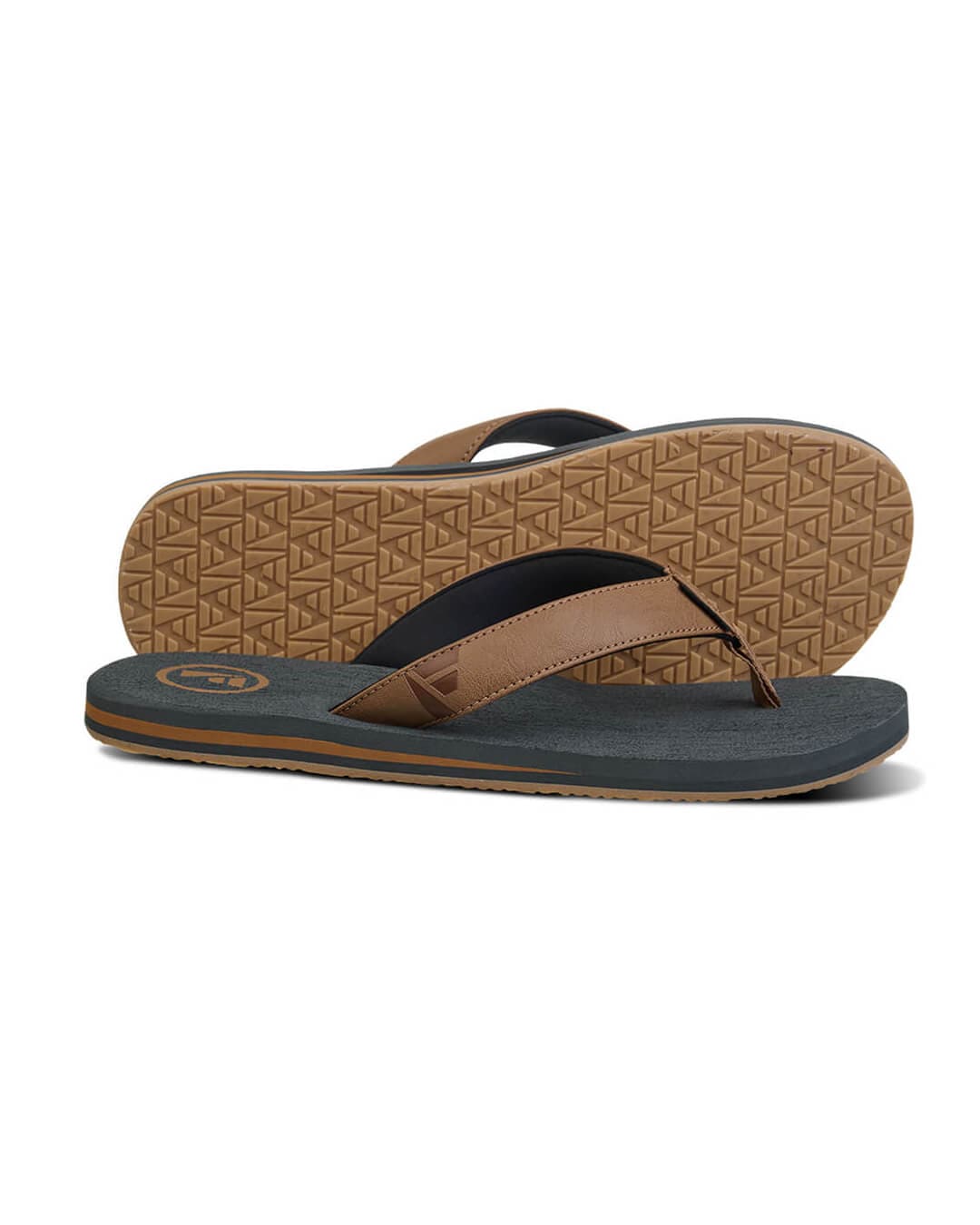 Foamlife Shoes Foamlife Slate Grey Seales Flip Flops