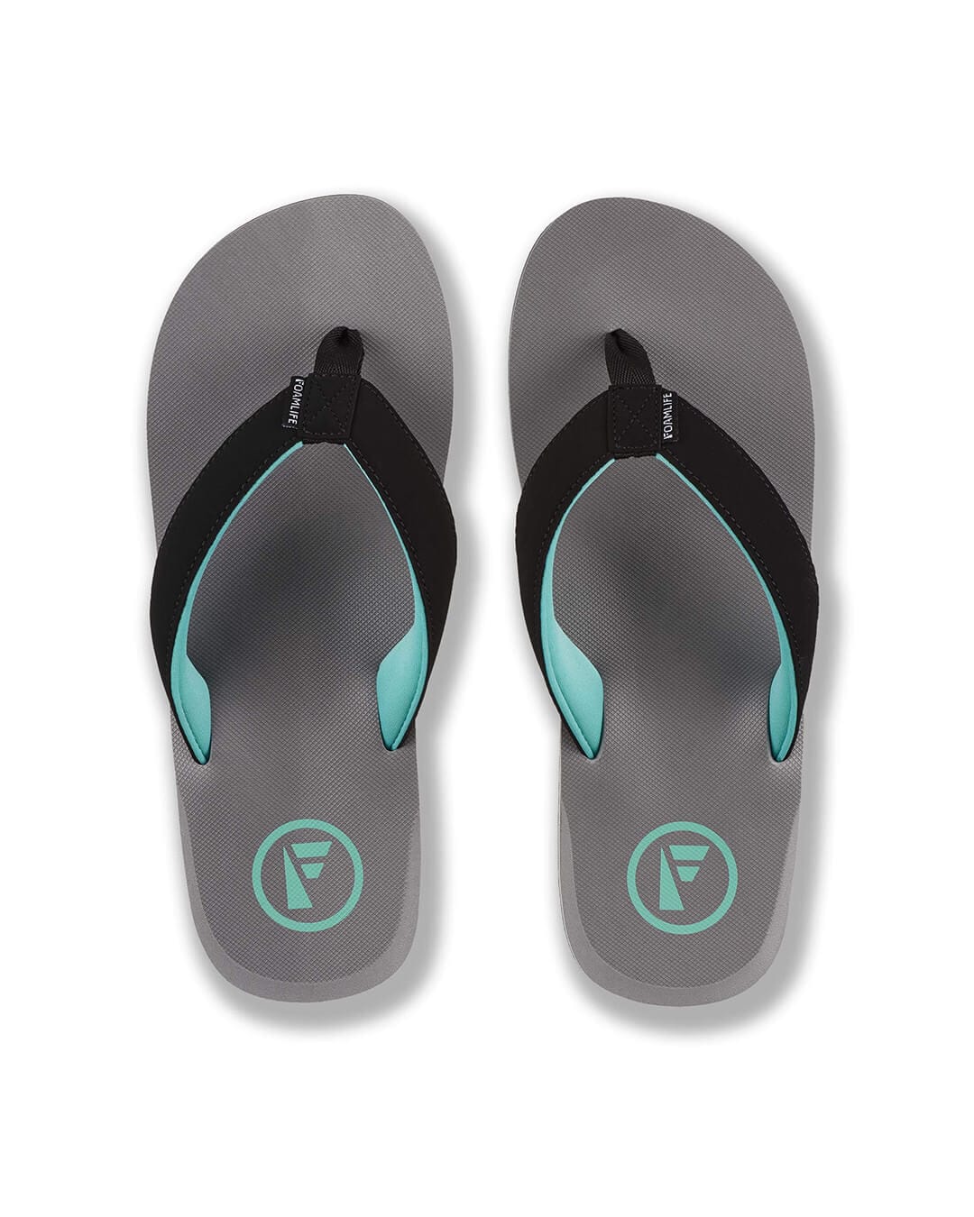 Foamlife Shoes Foamlife Traa Stone Grey Flip Flops