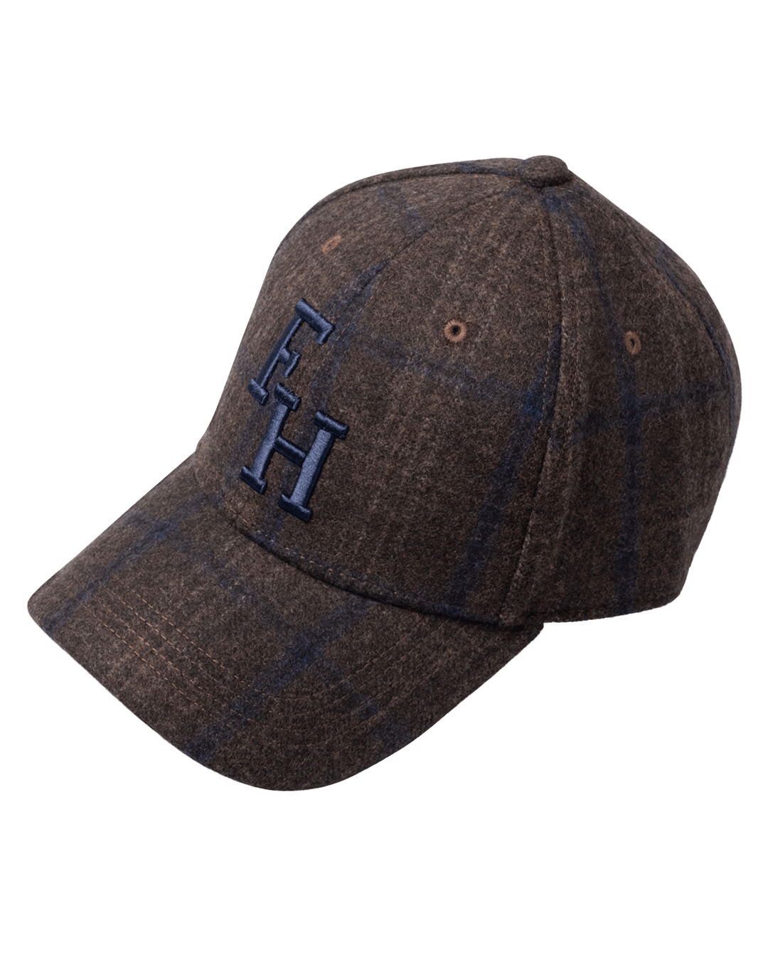 Fynch-Hatton Caps ONE Fynch-Hatton Tobacco Brown Flannel Cap
